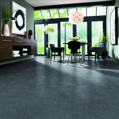 ПВХ плитка Vertigo (Вертиго)  8520 Concrete Dark Grey, 914.4 X 914.4 мм (упак.4,18 м2) 