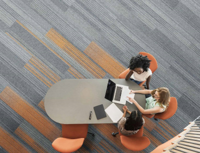 Ковровая плитка Innovflor Colorline 3B 0.25*1.00 м 100% ПОЛИАМИД Solution dyed Серый