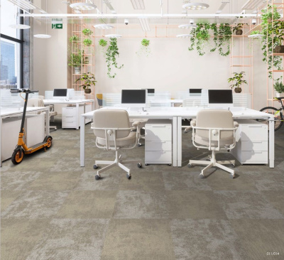 Ковровая плитка Innovflor Galaxy F 011 0.5*0.5 м 100% ПОЛИАМИД Solution dyed Бежевый