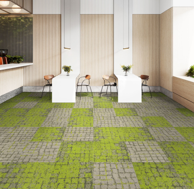 Ковровая плитка Innovflor Galaxy E A03 0.5*0.5 м 100% ПОЛИАМИД Solution dyed Бежевый, темный