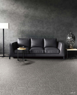 Ковровая плитка Innovflor Unite 05 0.25*1.00 м 100% ПОЛИАМИД Solution dyed Серый