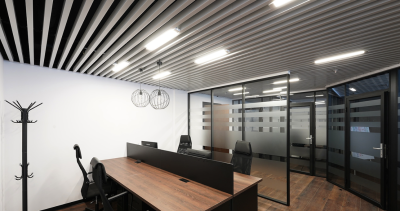 Кубообразная рейка GL Ш30/В100 белый AL 0,5 L=2,37м