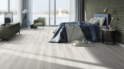 ПВХ плитка Tarkett Deep House Patrick 225х1400  Серый, светлый